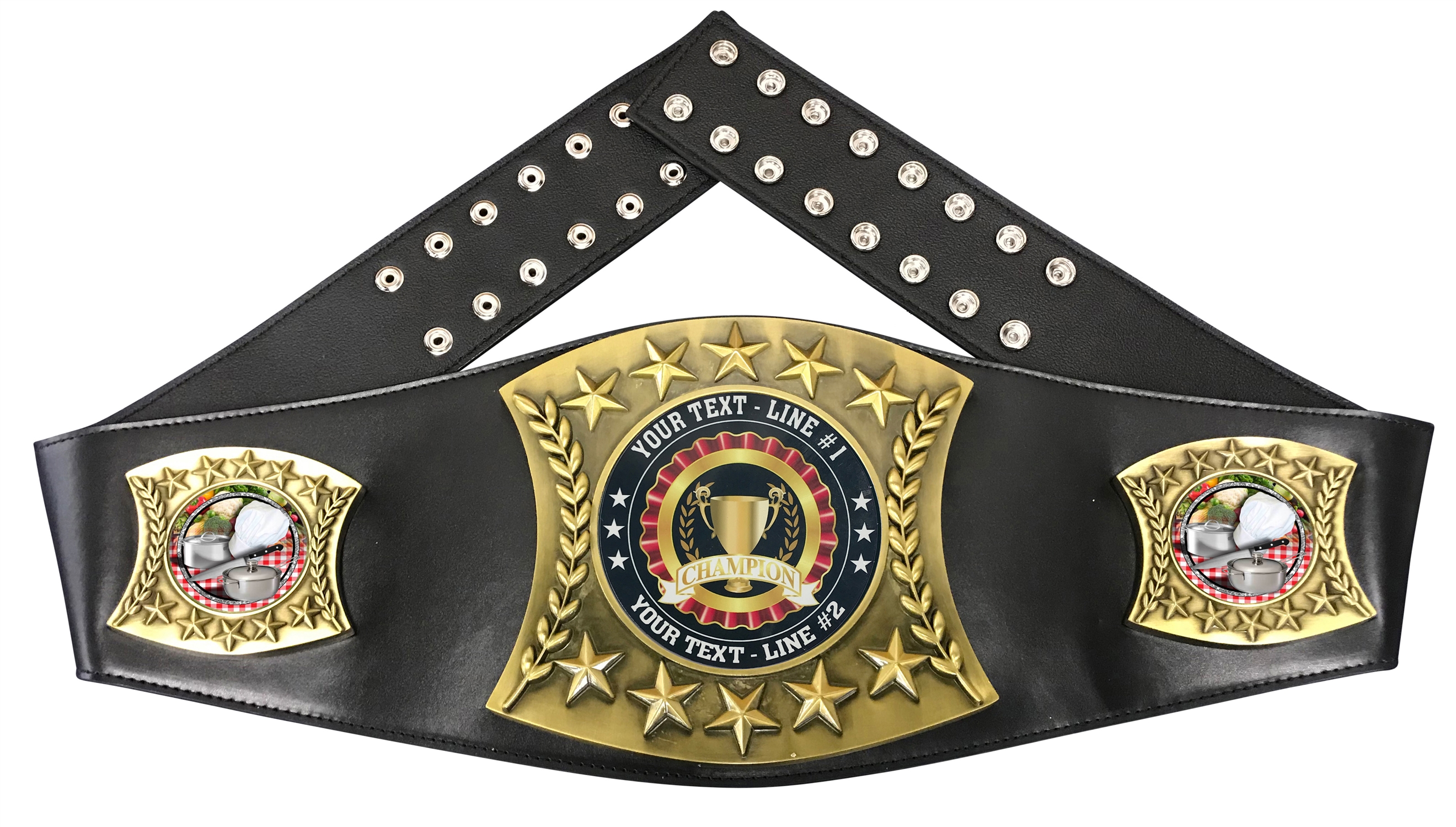 Chef Cooking Personalized Championship Belt
