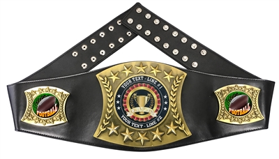 Football Personalized Championship Belt