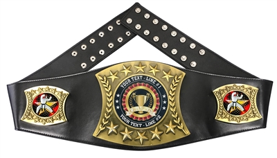 Martial Arts Karate Personalized Championship Belt