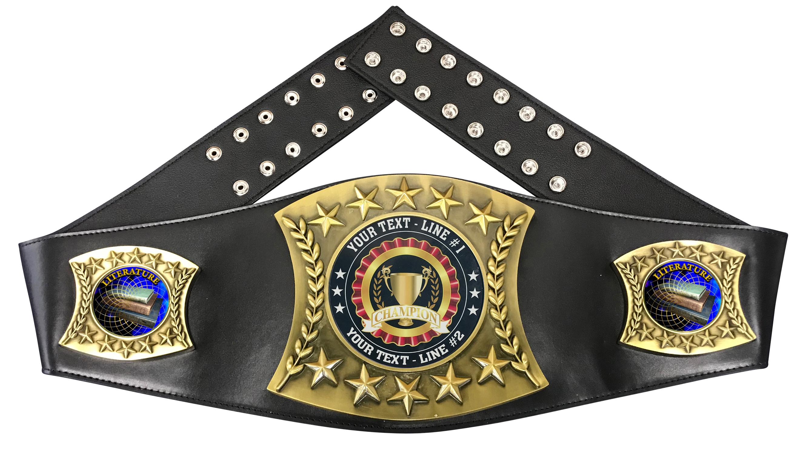 Literature Personalized Championship Belt