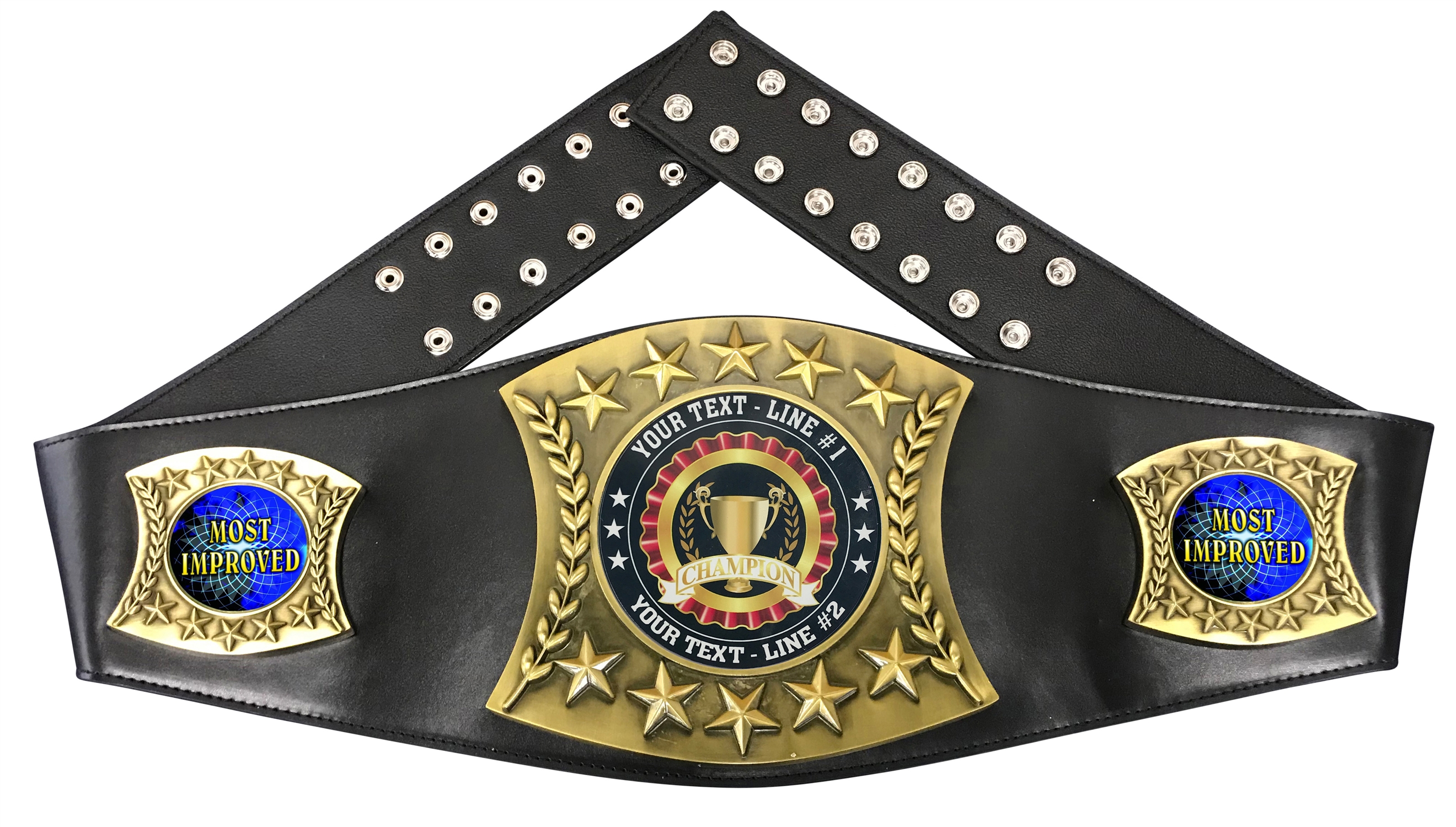 MIP Most Improved Personalized Championship Belt