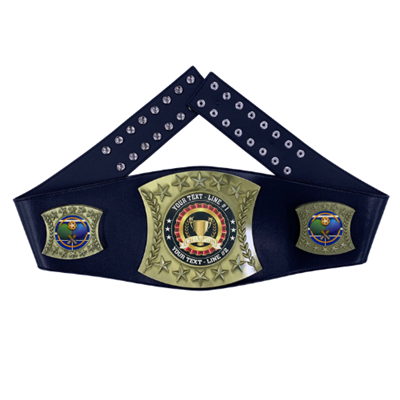 Pickleball Personalized Championship Leather Belt