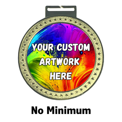 5" Colossal Medal w/ Full Color Custom Insert (EXCOL-Custom)