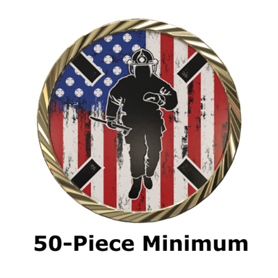 2" Double Sided Texture Tone Coin