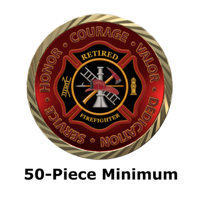 Double Sided Texture Tone Coin