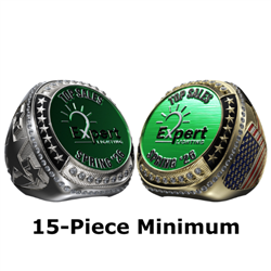 Custom Legacy Patriot Logo Champion Rings
