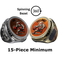 Custom Legacy Spinner Logo Champion Rings
