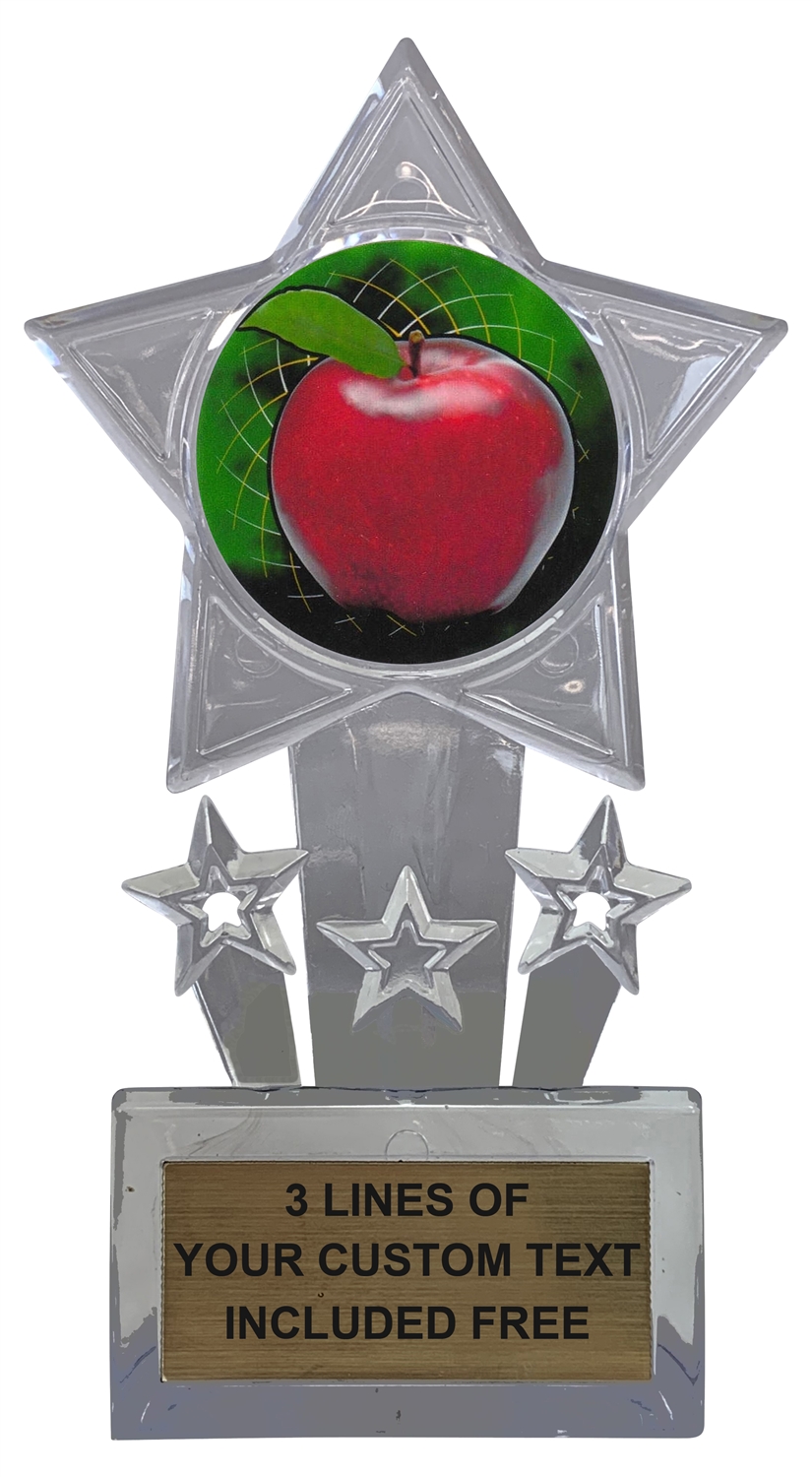 Teacher Apple Trophy Cup