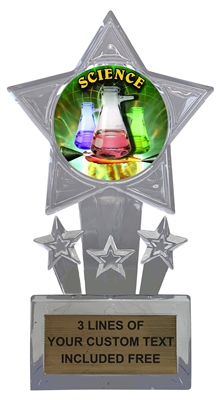 Science Trophy Custom Science Acrylic Trophy | Sculptured Ice Acrylic Trophy Trophy | Express ...