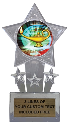 Scholastic Lamp Trophy Cup