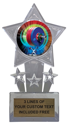 Weight Lifting Trophy Cup
