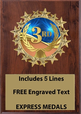 Plaques available in 3 sizes 4x6, 5x7 or 6x10