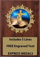 Plaques available in 3 sizes 4x6, 5x7 or 6x31