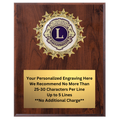 Plaques available in 3 sizes 4x6, 5x7 or 6x8