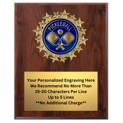 Plaques available in 3 sizes 4x6, 5x7 or 6x118