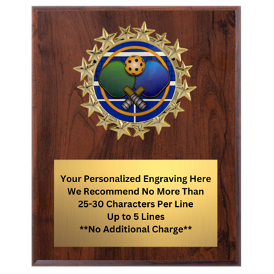 Plaques available in 3 sizes 4x6, 5x7 or 6x118