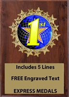 Plaques available in 3 sizes 4x6, 5x7 or 6x152