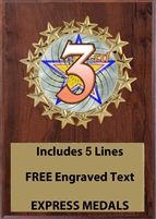 Plaques available in 3 sizes 4x6, 5x7 or 6x154