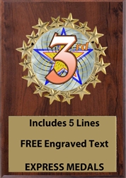 Plaques available in 3 sizes 4x6, 5x7 or 6x154