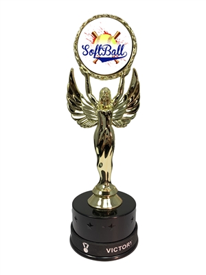 Softball Victory Wristband Trophy