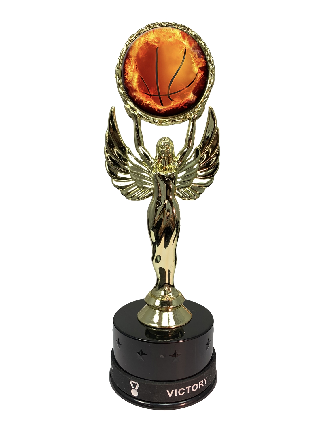 BASKETBALL trophy 3Dl insert unique black award JDS203