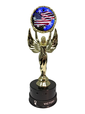 American Flag Victory Wristband Trophy