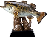 7-3/4"L x 5-1/2"H BASS Fishing Trophy