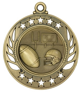 2-1/4" Galaxy Football Medal GM104