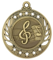 2-1/4" Galaxy Music Medal GM108