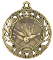 2-1/4" Galaxy Bowling Medal GM113