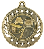 2-1/4" Galaxy Swimming Medal GM115