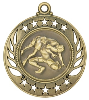 2-1/4" Galaxy Wrestling Medal GM118