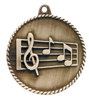 2" Music Medal HR785