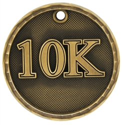 2" 3D 10K Medal