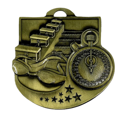 2" Star Blast Swimming Medal M1014