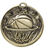2" Star Basketball Medal M703