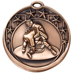 2" Star Wrestling Medal (M718)