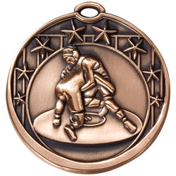 2" Star Wrestling Medal M718