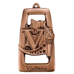 2-3/4" Star Blast Victory Medal (M901)