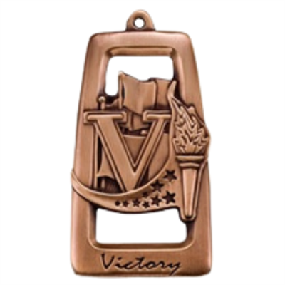 2-3/4" Star Blast Victory Medal M901