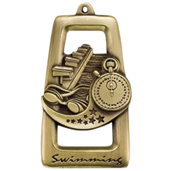 2-3/4" Star Blast Swimming Medal