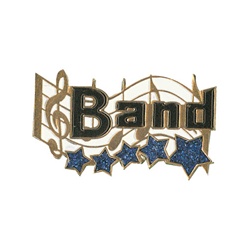 1-1/4" 5-Star Music - Band Pin MA10