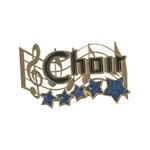 1-1/4" 5-Star Music - Choir Pin MA11