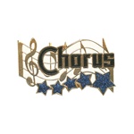1-1/4" 5-Star Music - Chorus Pin MA12