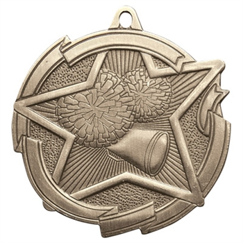 2-3/8" Star Cheerleading Medal MD1705