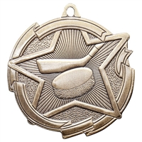 2-3/8" Star Hockey Medal MD1710