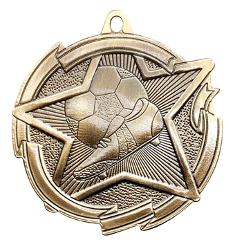 2-3/8" Star Soccer Medal MD1713