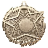 2-3/8" Star Tennis Medal MD1715
