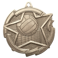 2-3/8" Star Volleyball Medal MD1717