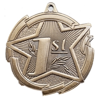 2-3/8" Star 1st Place Medal MD1721